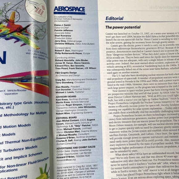 Aerospace America Magazine u August 2003 Vol 41  No 8 X 31 Success - Picture 4 of 4